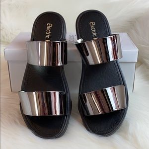 Electric Karma Pewter Sandal